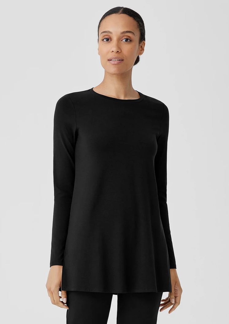 Eileen fisher long sleeve tee shop