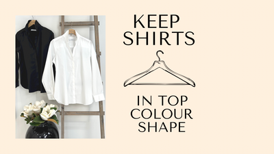 How to keep your White Shirts Looking Crisp And Colour True