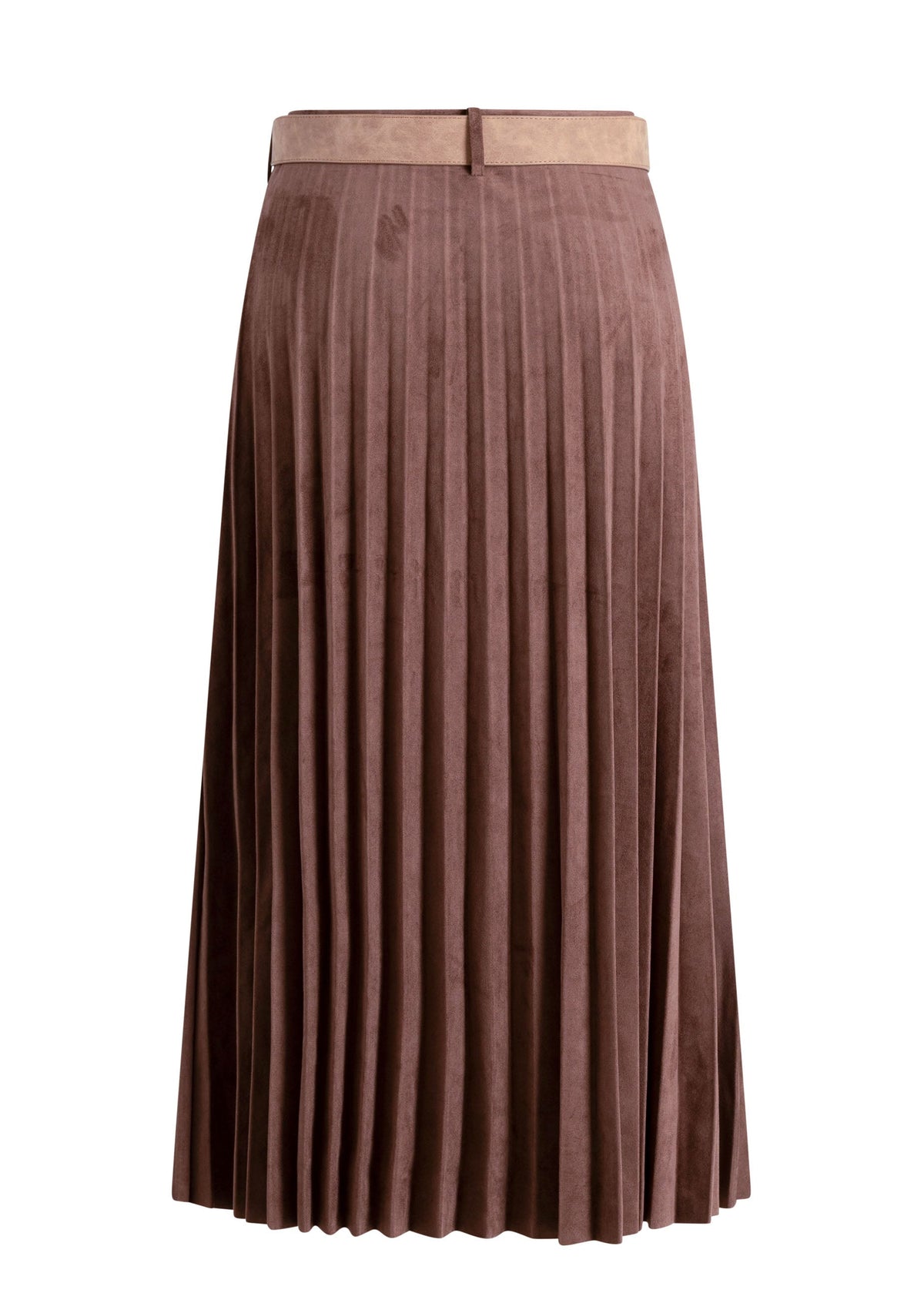 Yest - Ulisa A-line Skirt With Belt