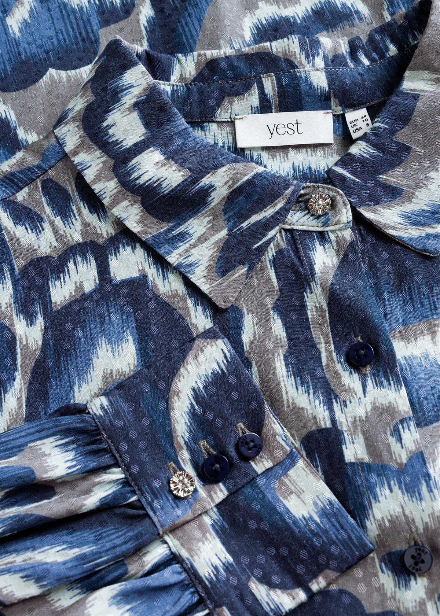 Yest - Ussia Warm Grey Blouse