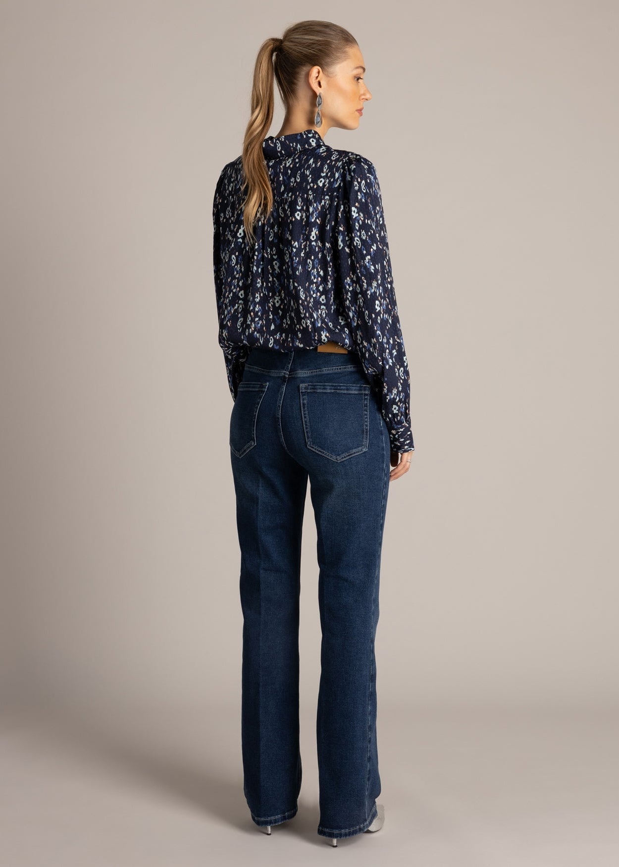 Yest - Ussia Dark Blue Blouse