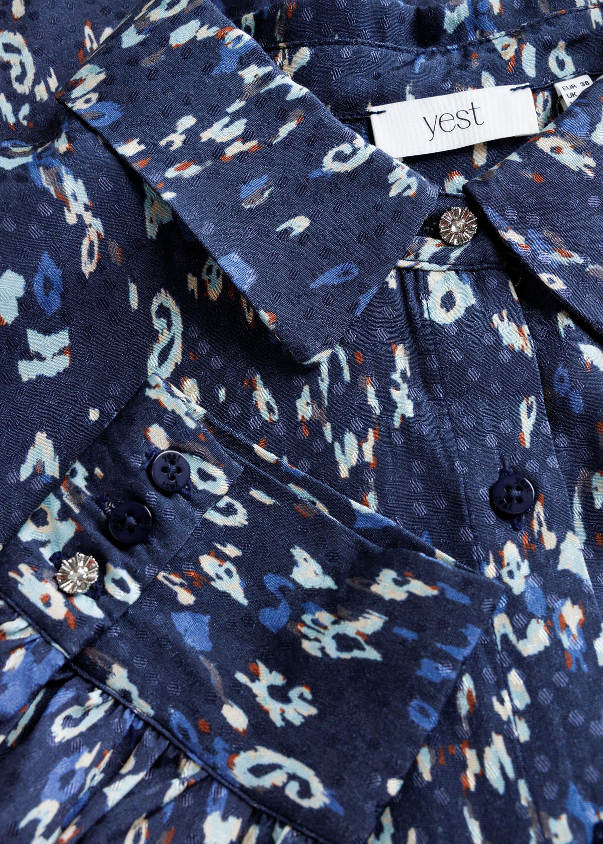 Yest - Ussia Dark Blue Blouse