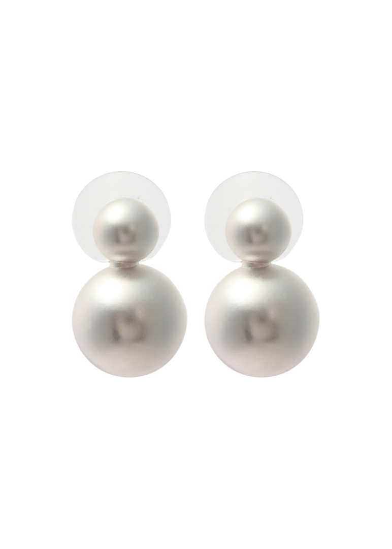 Merx - Matte Duo Sphere Earrings
