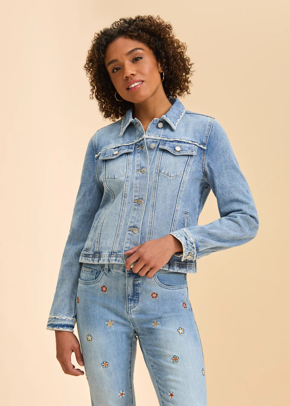 French Dressing Jeans - Embroidered Denim Jacket - SALE - ONLINE EXCLUSIVE