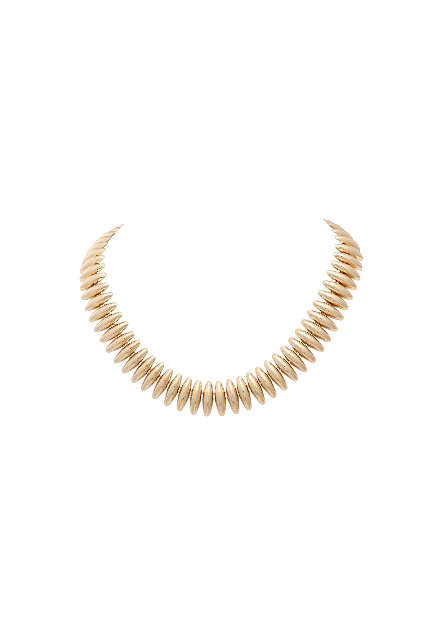 Merx - Sculptural Link Collar Necklace