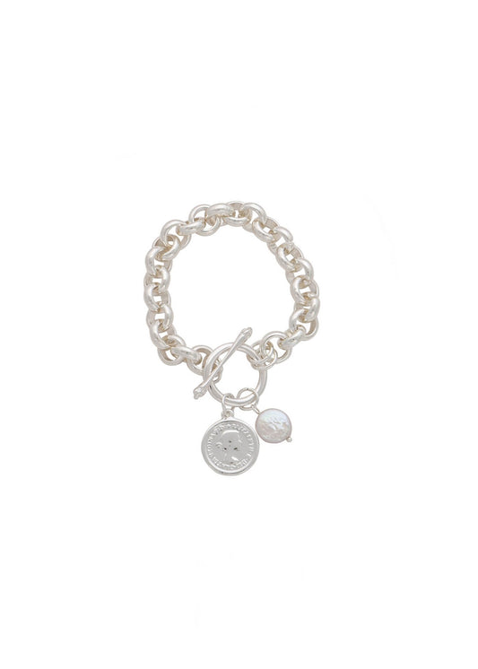 Merx - Pearl Coin Bracelet