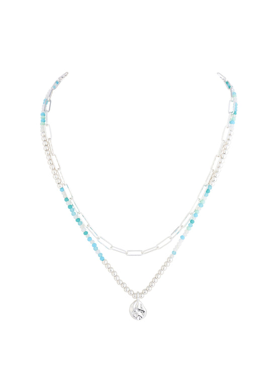 Merx - Layered Tiny Bead Necklace