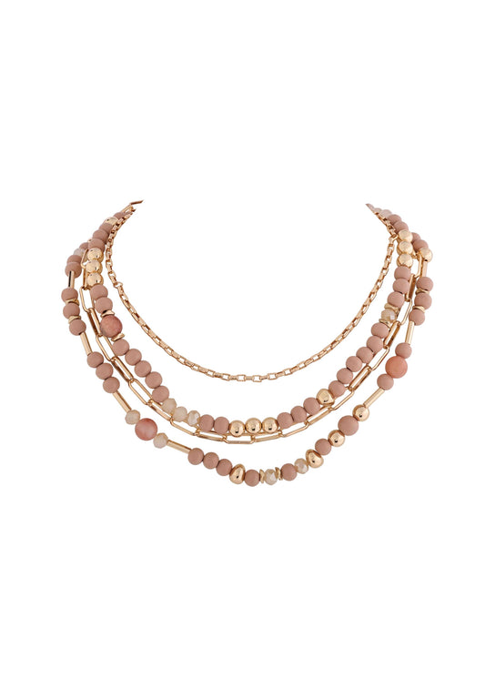 Merx -Four Strand Layered Necklace