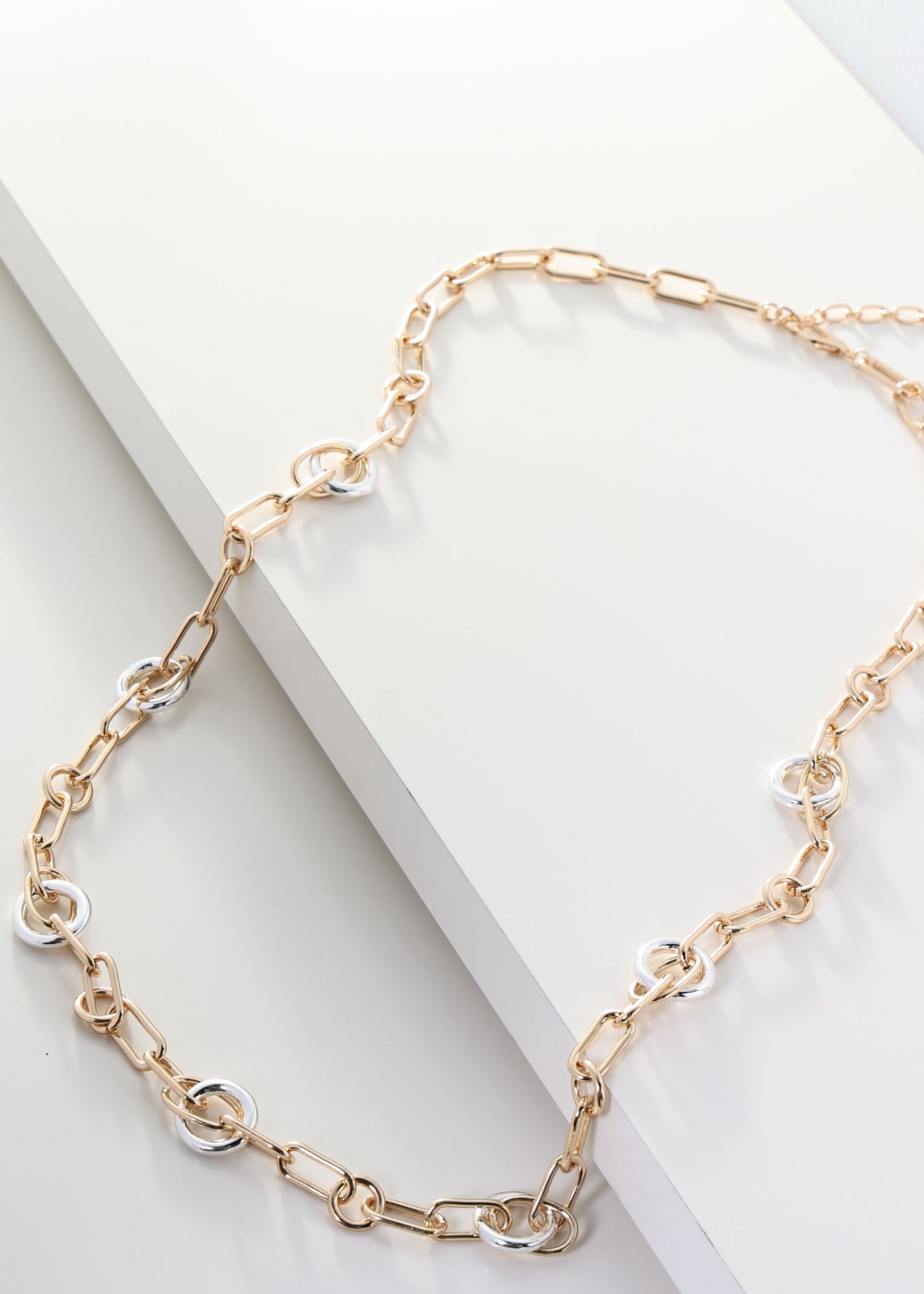 Merx - Two-tone Chain Link Necklace