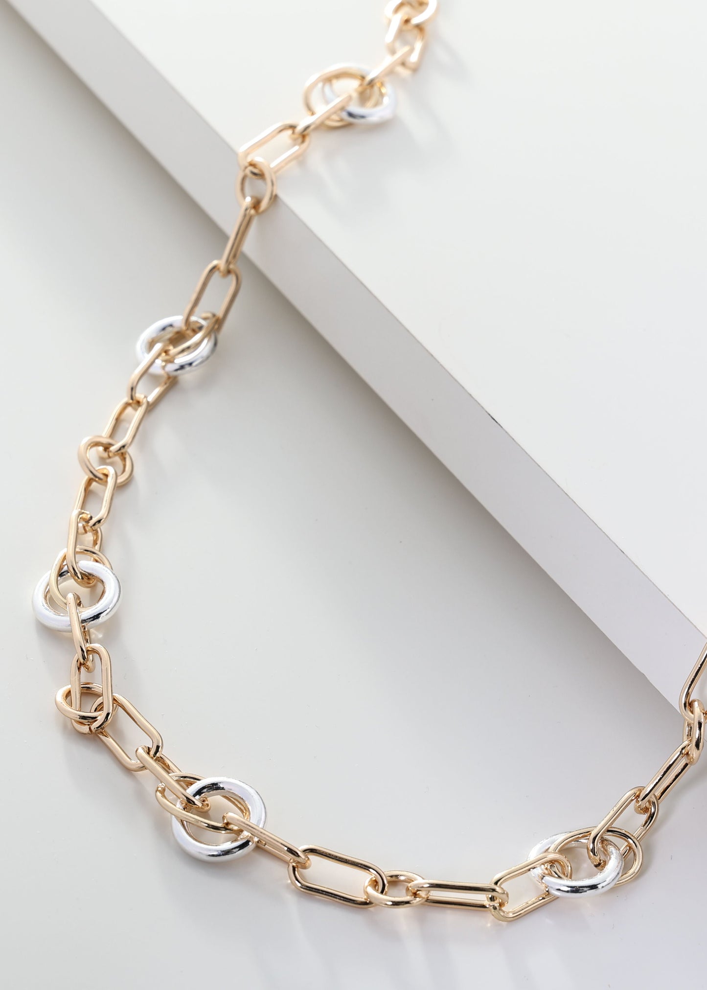 Merx - Two-tone Chain Link Necklace