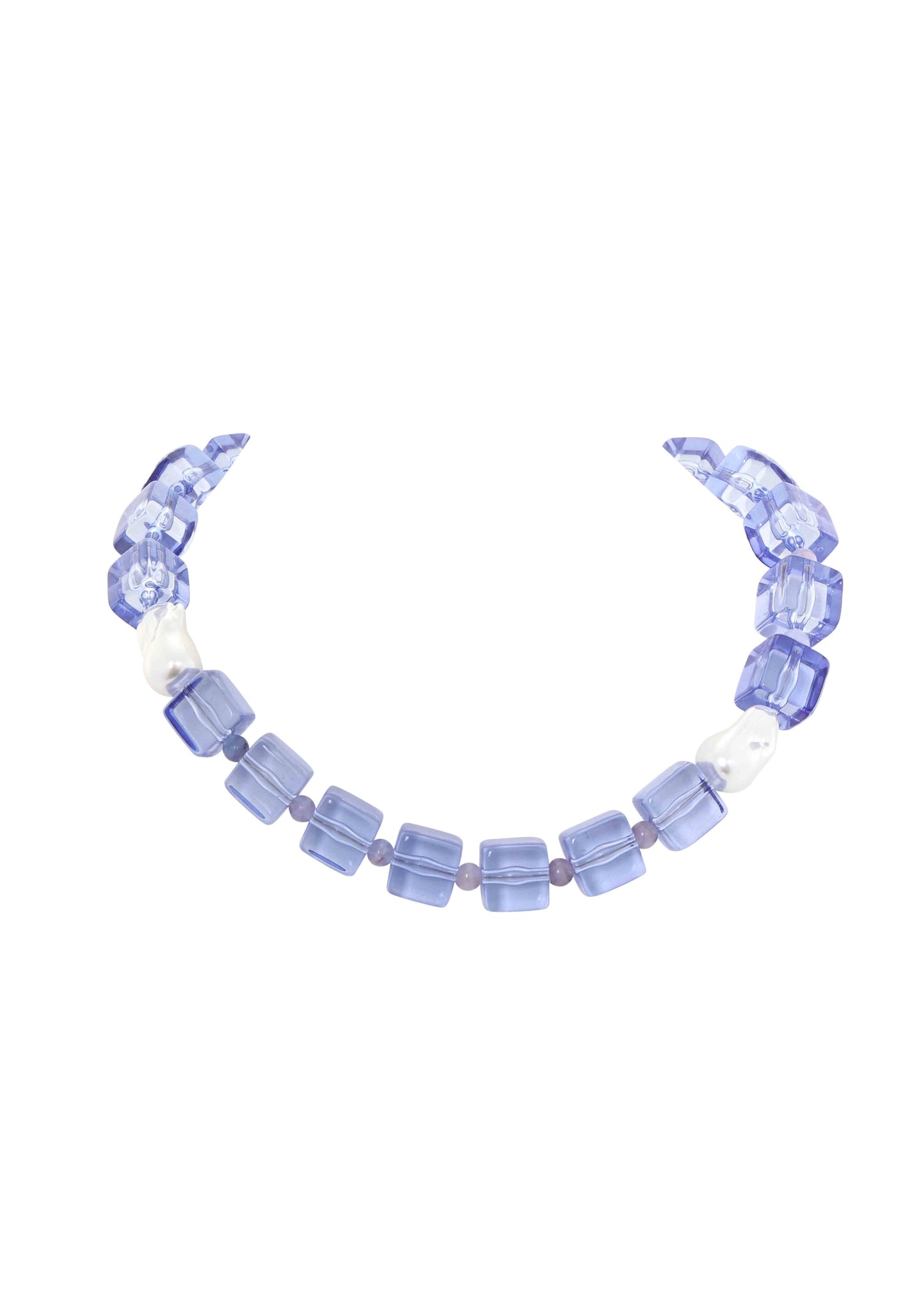Merx - Translucent Cube Necklace