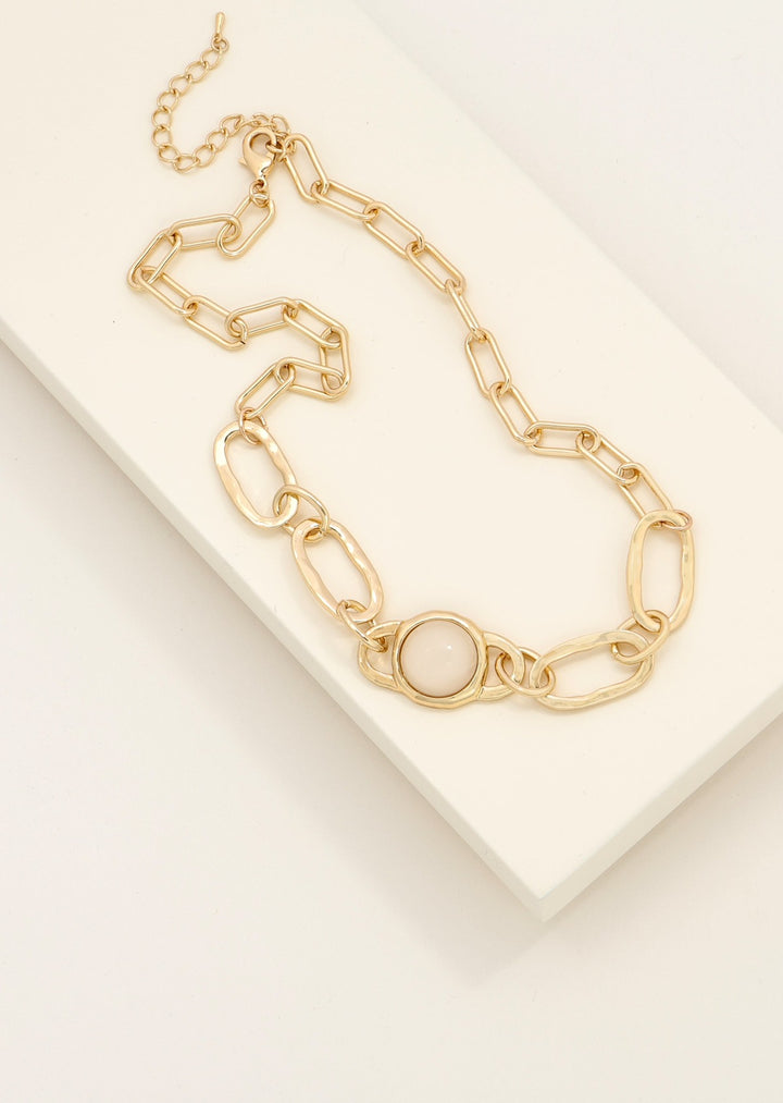 Merx - Resin Focal Chain Necklace
