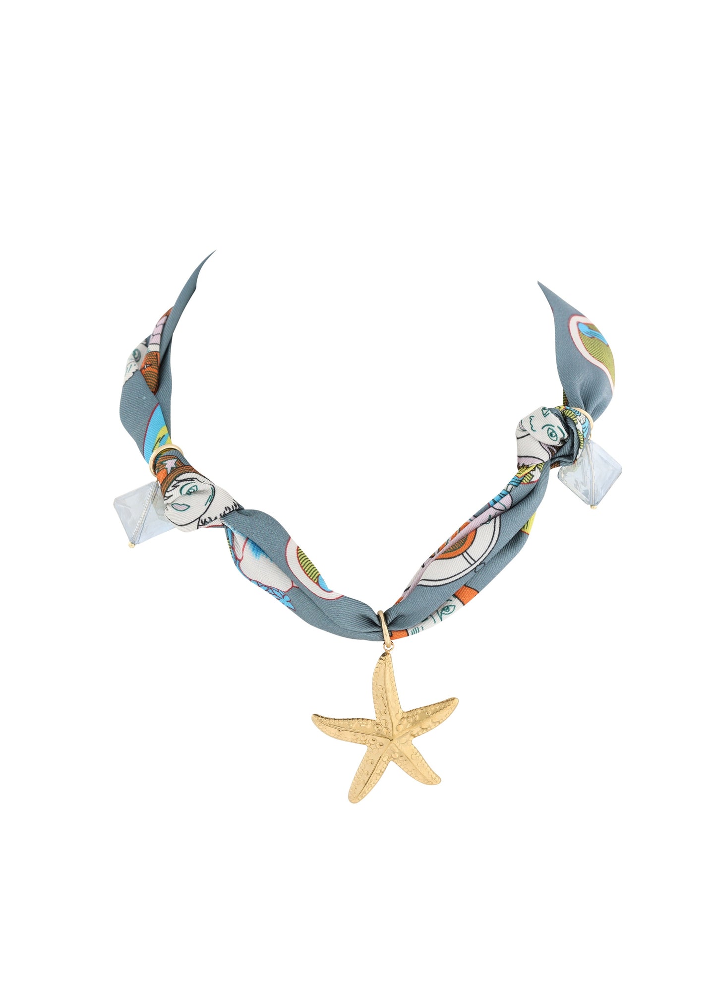 Merx - Cartoon Tie Scarf Necklace