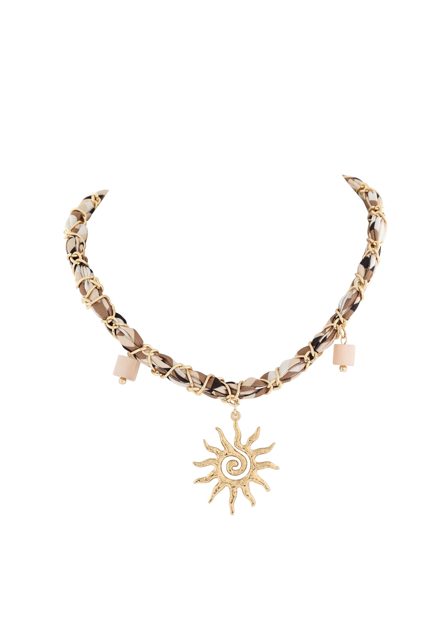 Merx - Merx - Sun Twisted Scarf Necklace