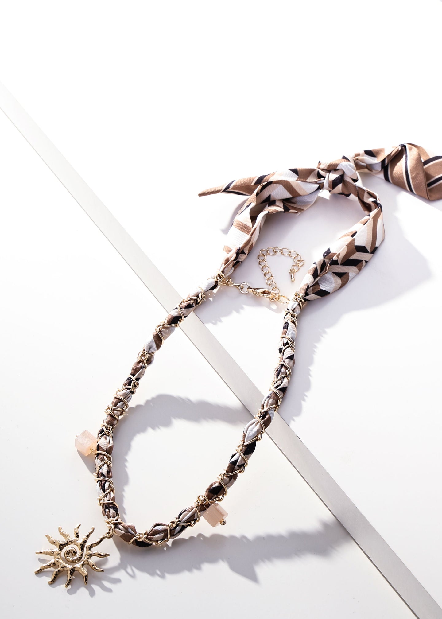 Merx - Merx - Sun Twisted Scarf Necklace