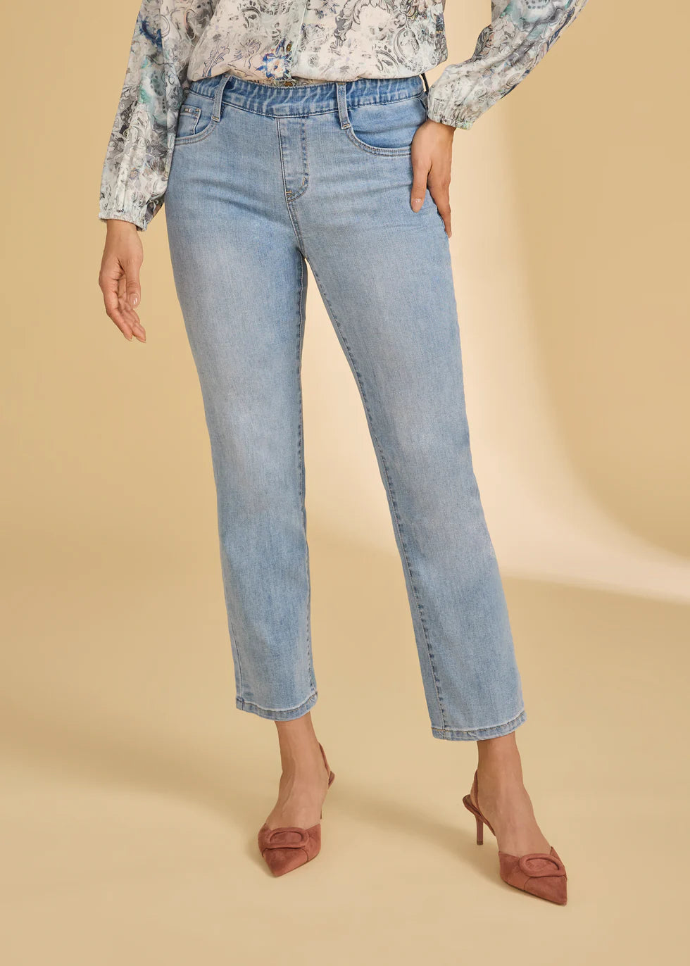 French Dressing Jeans - Basic pull-on Straight Ankle Jean- SALE - ONLINE EXCLUSIVE