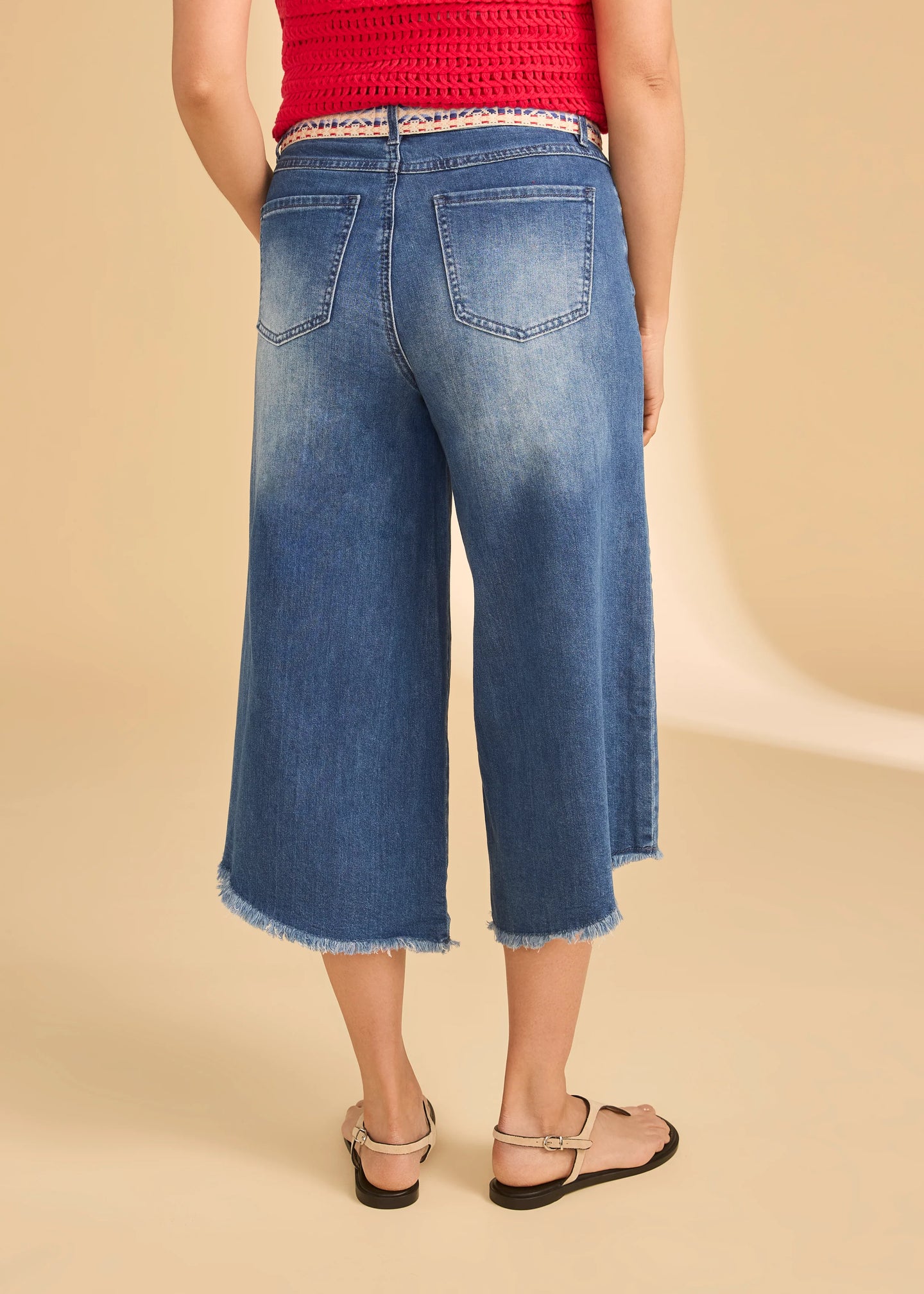 French Dressing Jeans - Loose Mid-Rise Hi-Low Crop Jean - SALE - ONLINE EXCLUSIVE