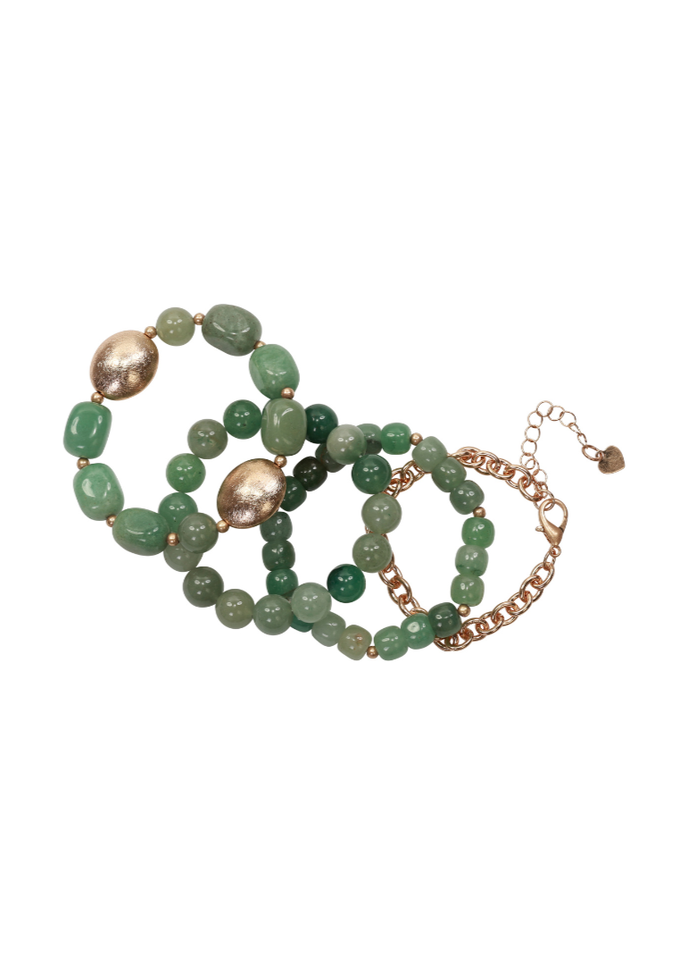 Merx - Jade Mix Bracelet Set