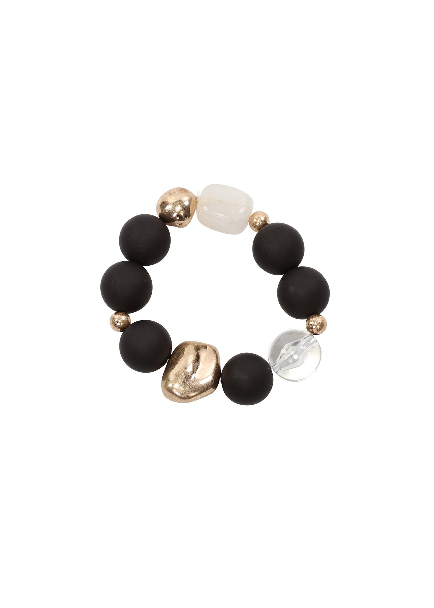 Merx - Mixed Resin Bead Stretch Bracelet