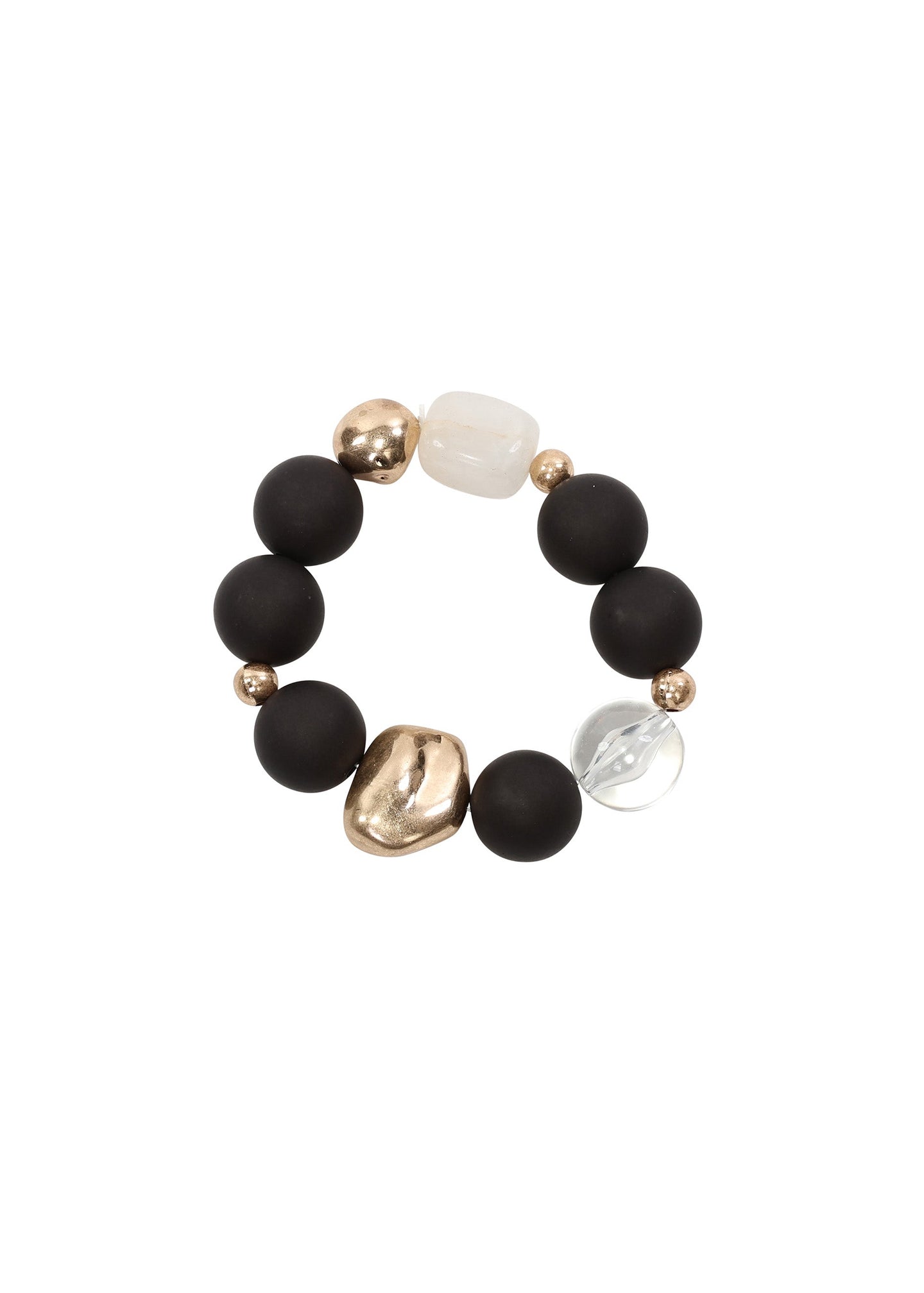Merx - Mixed Resin Bead Stretch Bracelet