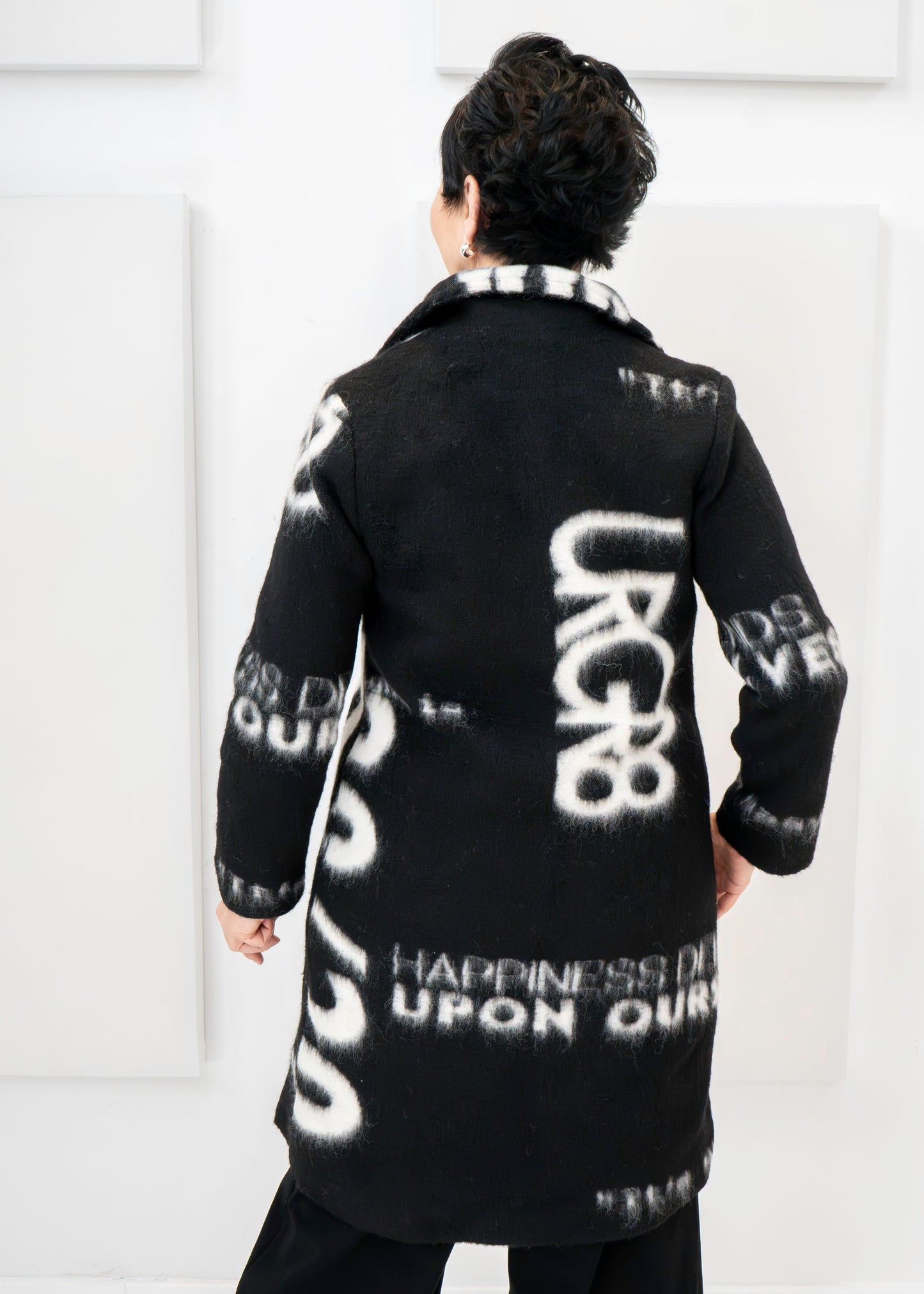 Eternelle - Modern Motif Coat - SALE