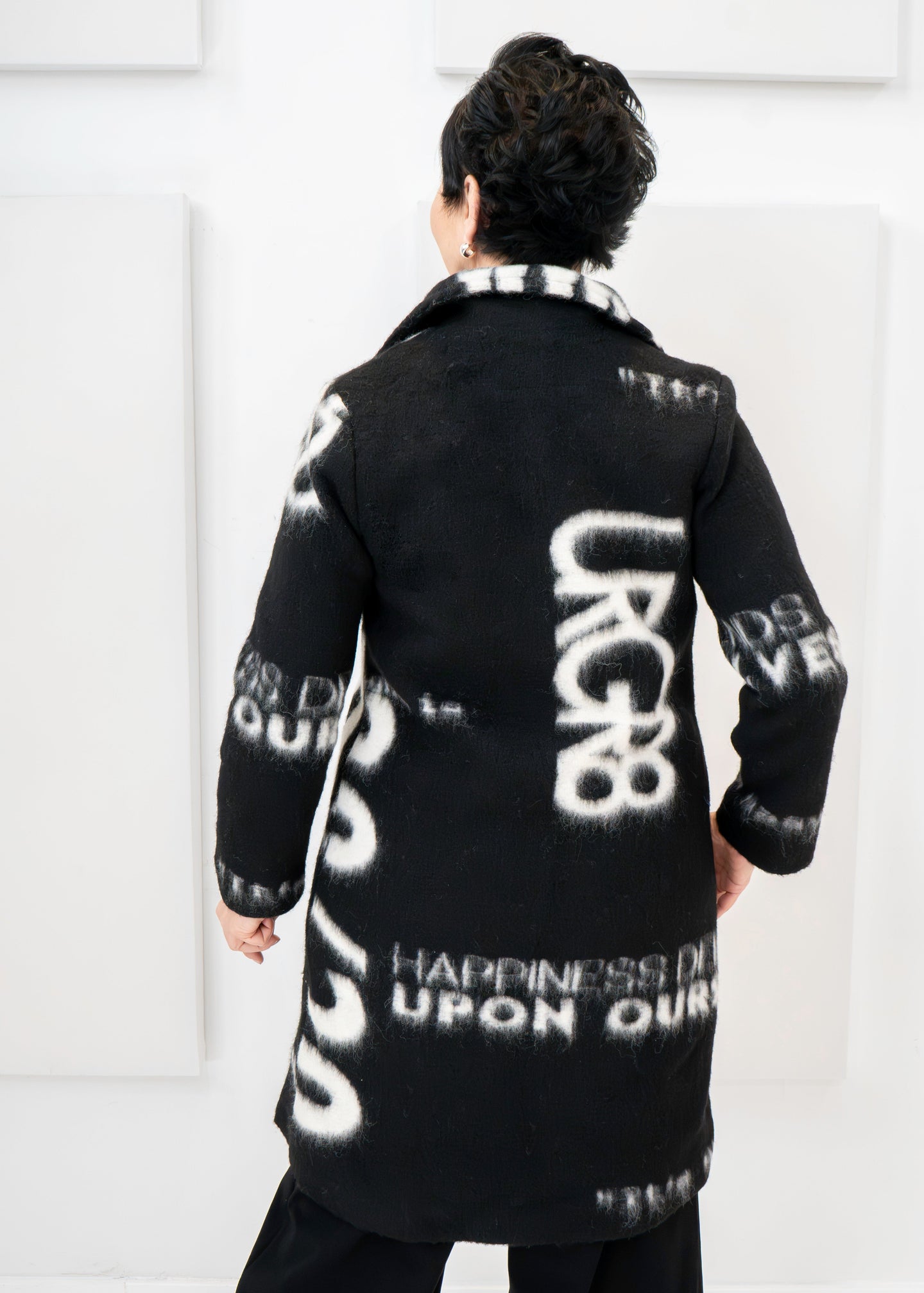 Eternelle - Modern Motif Coat - SALE