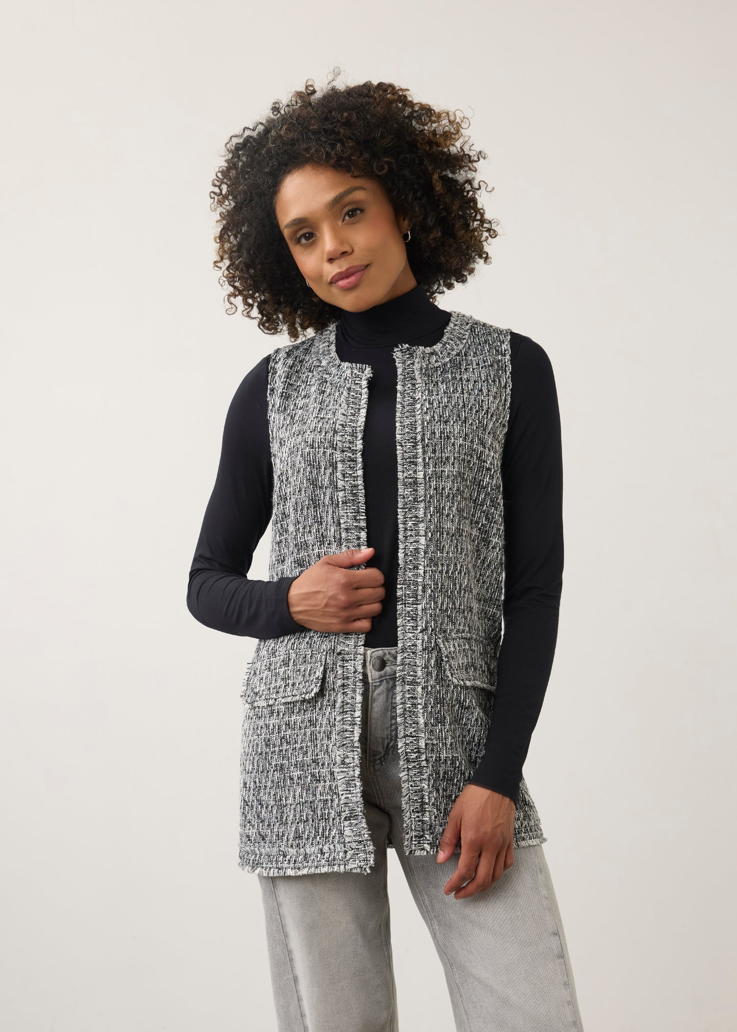 French Dressing Jeans - Long Tweed Vest