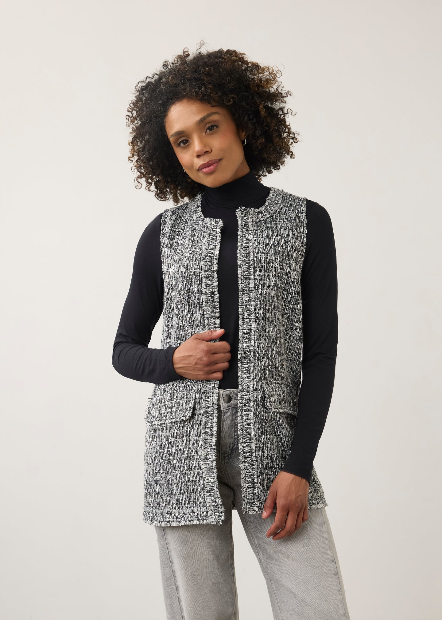 French Dressing Jeans - Long Tweed Vest