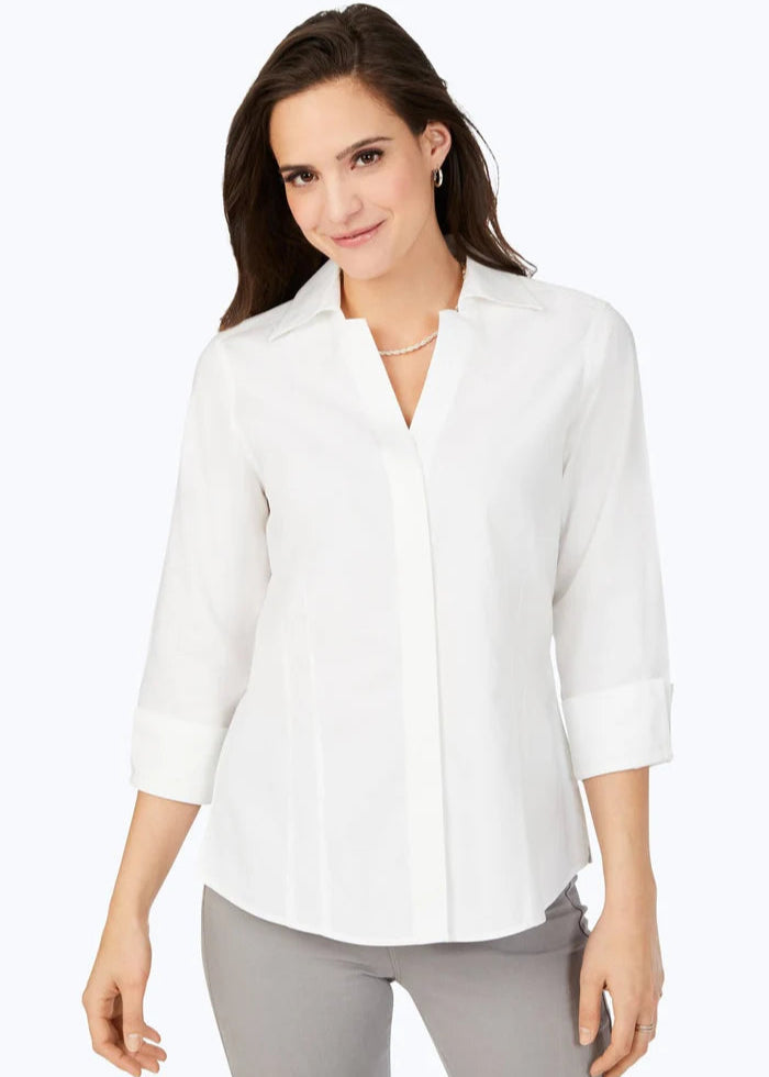 Foxcroft - Taylor Blouse 3/4 Sleeve