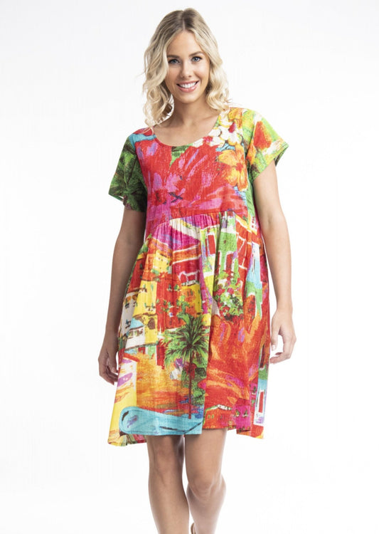Orientique - Aiya Napa Short Sleeve Dress