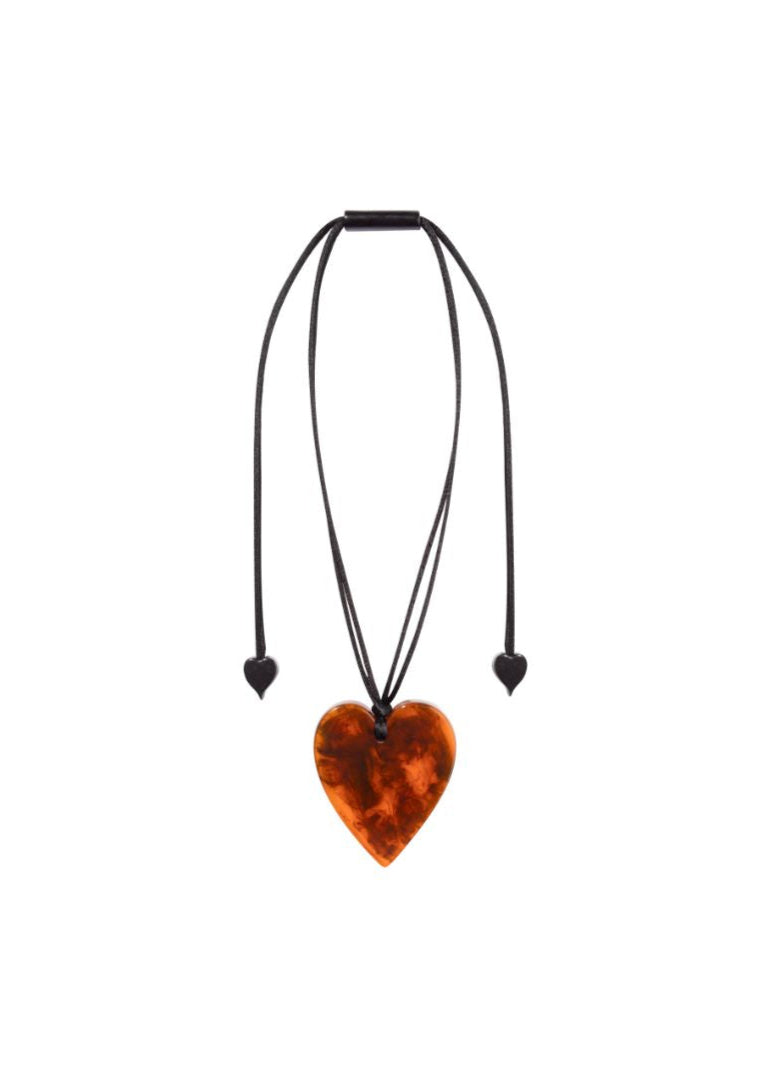 Zsiska - Tortoise Heart Necklace