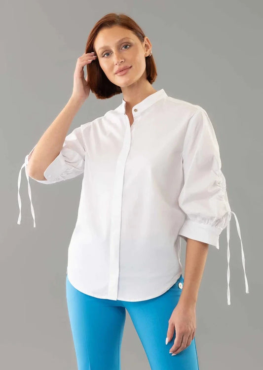 Lisette - Edith Ruched Sleeve Blouse