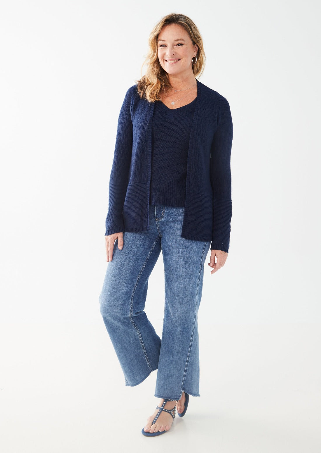 French Dressing Jeans - Textured Cardigan