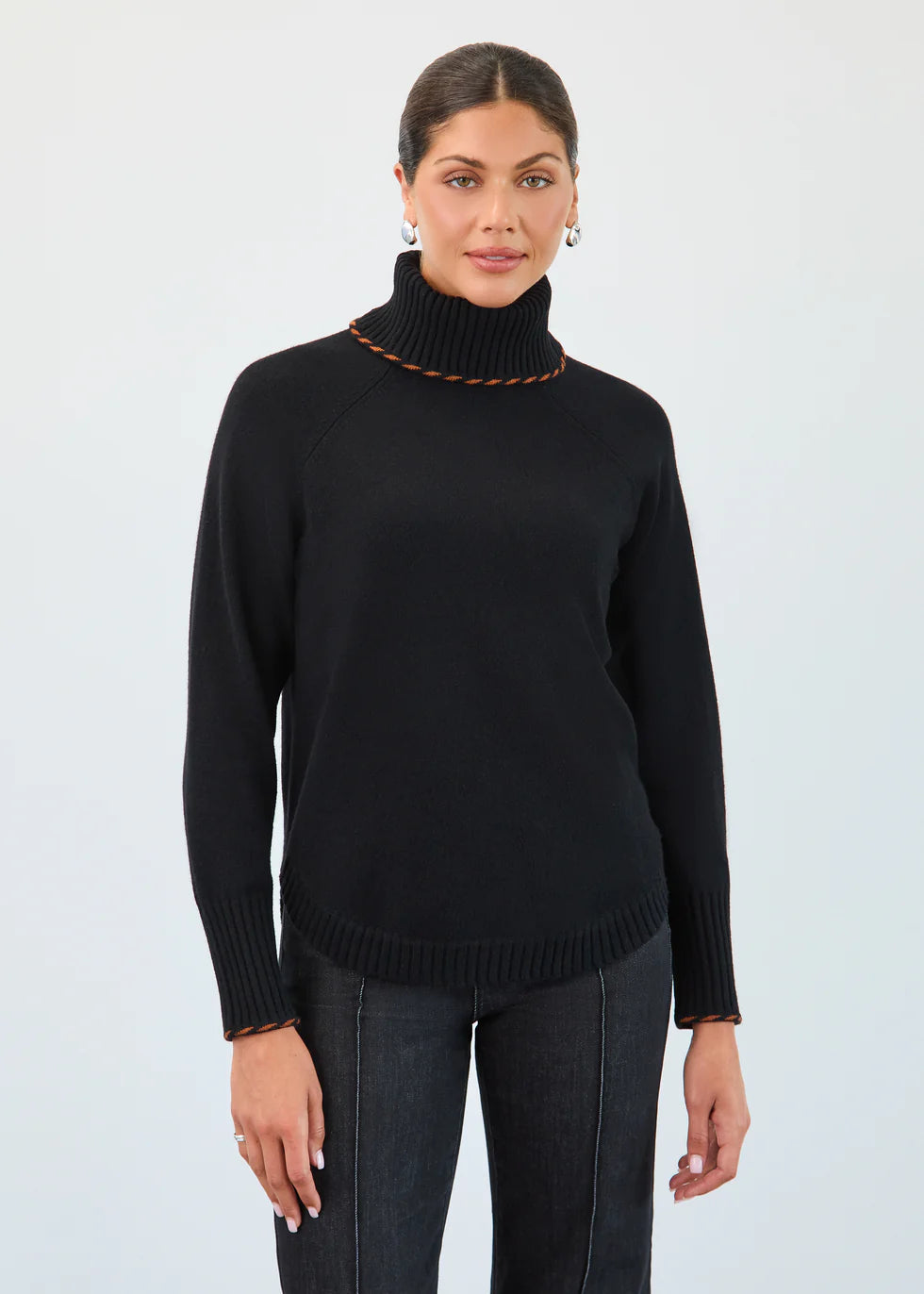 French Dressing Jeans - Long Sleeve Cowl Neck Sweater - SALE