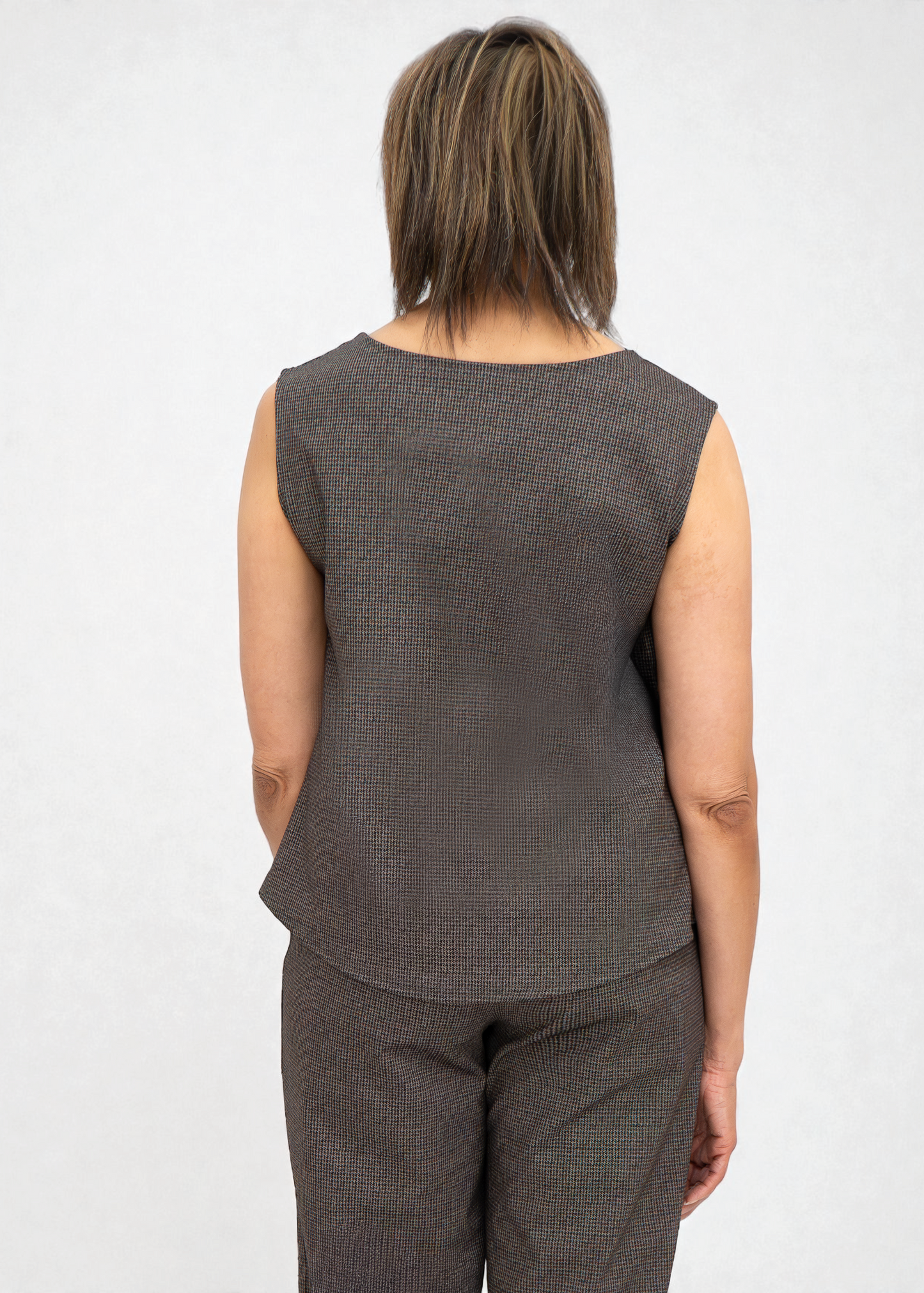 Shepherd's - Ponte Rosa Luxe Shell Houndstooth