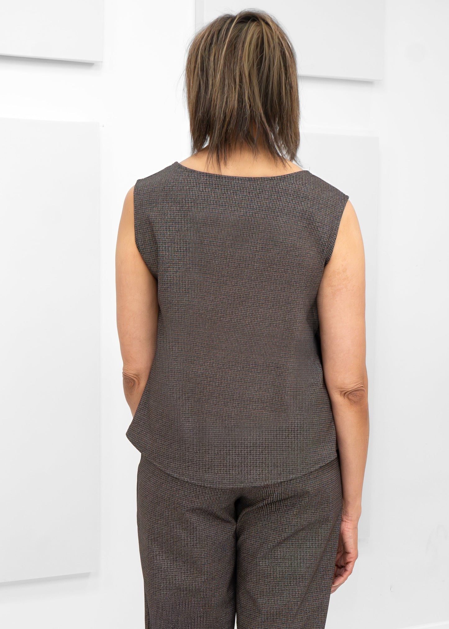 Shepherd's - Ponte Rosa Luxe Shell Houndstooth