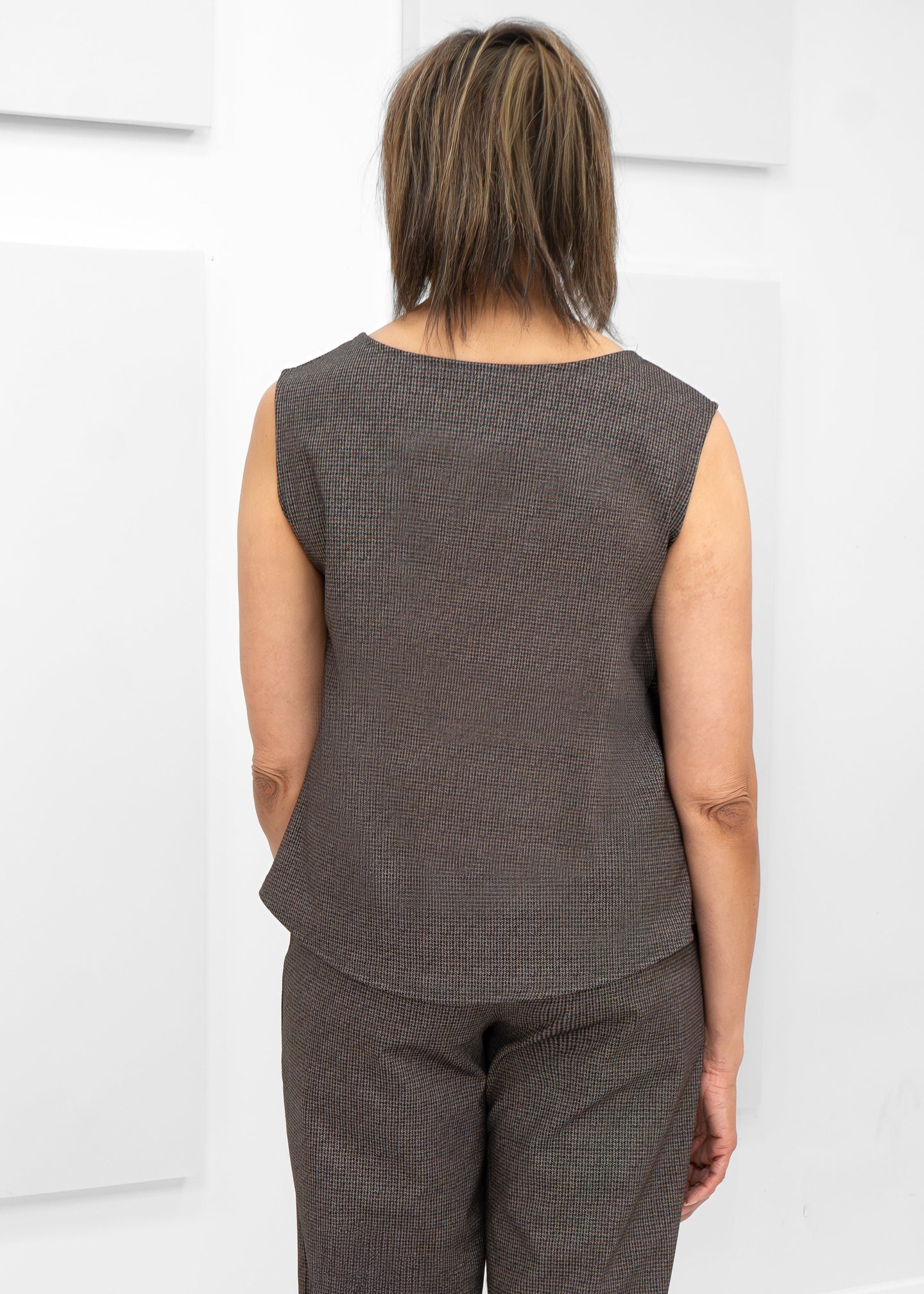 Shepherd's - Ponte Rosa Luxe Shell Houndstooth