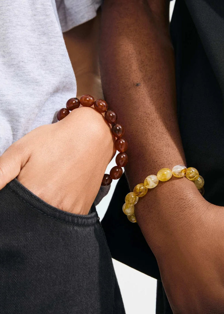 Pilgrim - Still Recycled Beaded Bracelet Brown