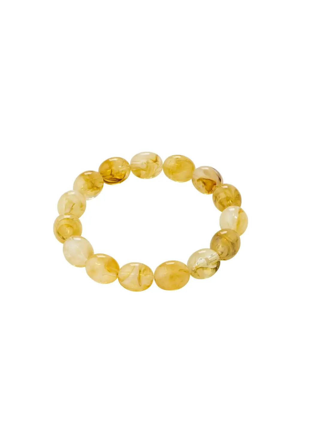 Pilgrim - Still Recycled Beaded Bracelet Yellow