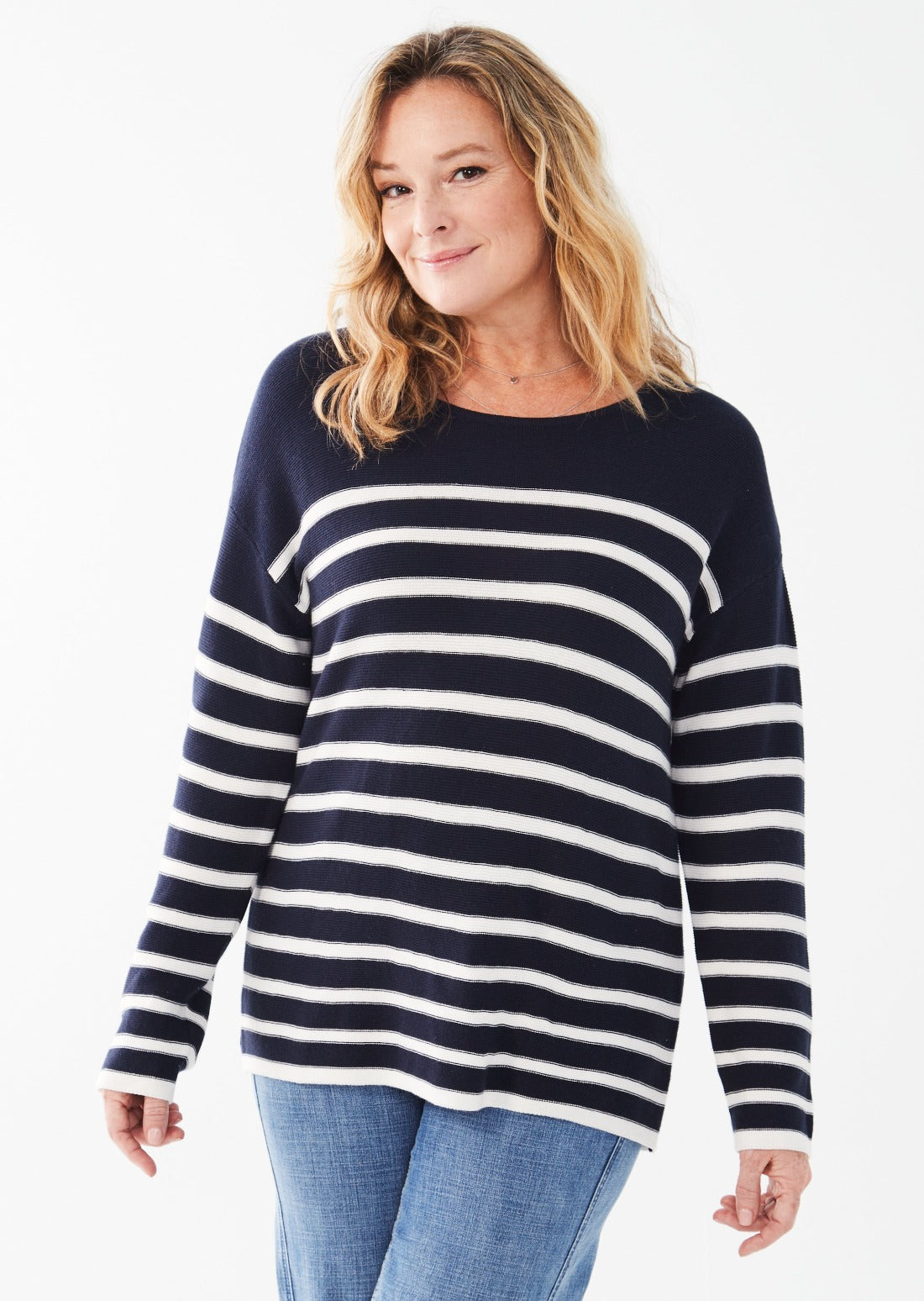 French Dressing Jeans - Striped Sweater