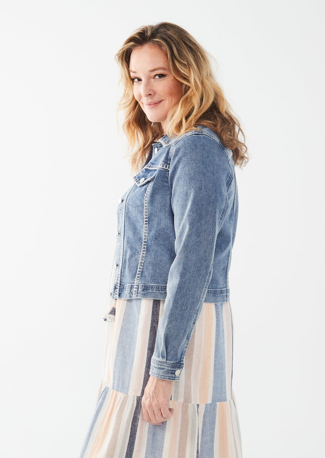 French Dressing Jeans - Cropped Denim Jacket