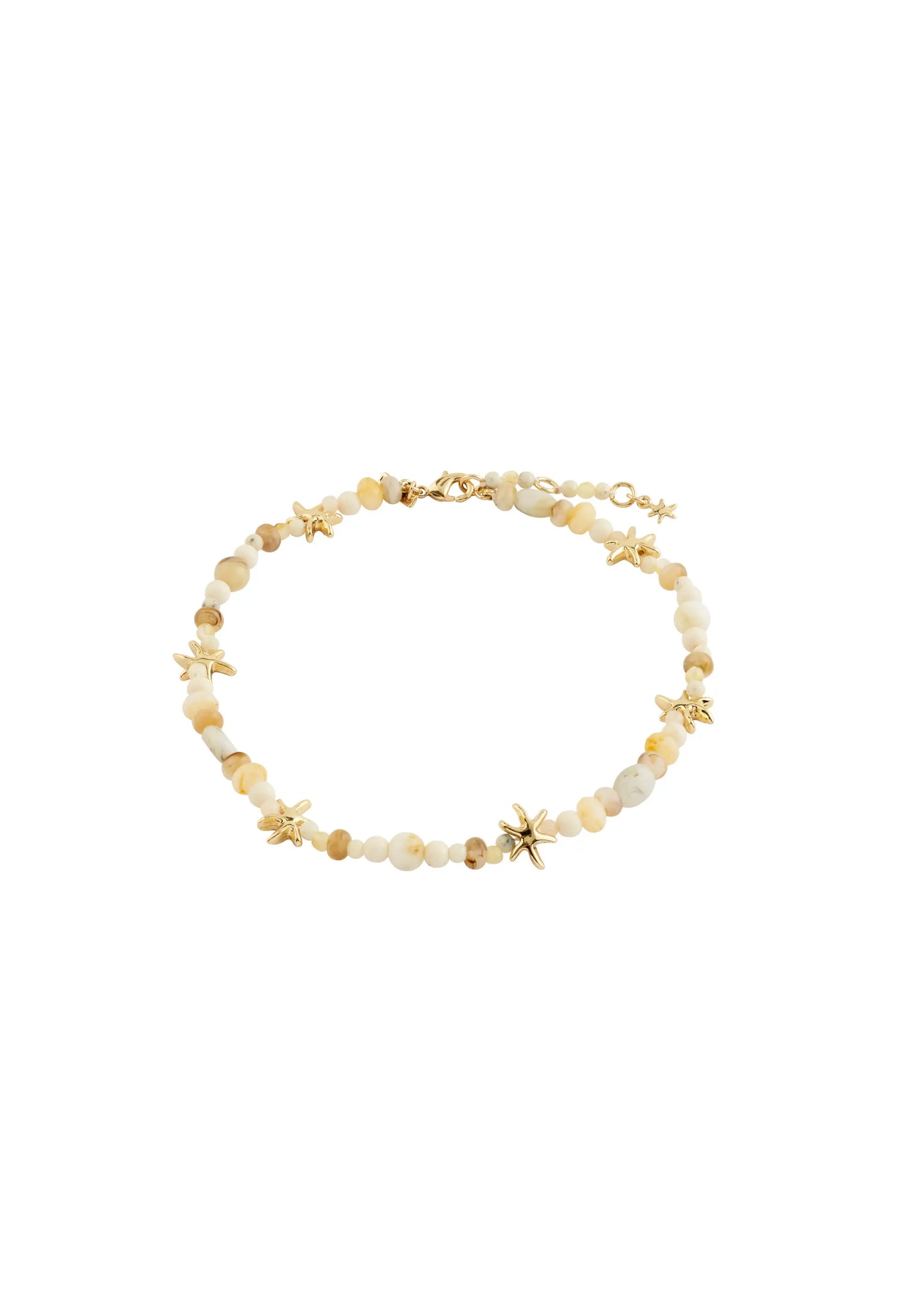 Pilgrim - Prism Recycled Beaded Ankle Chain