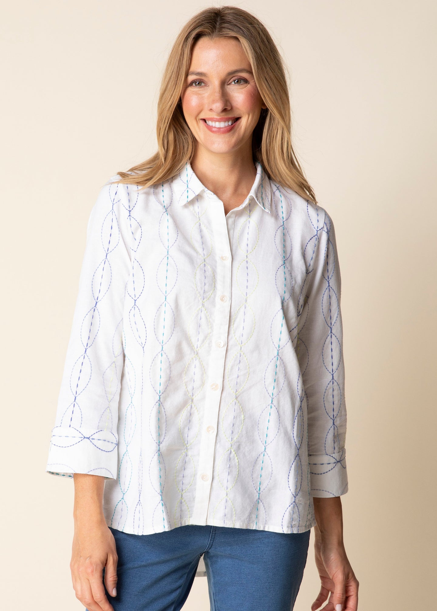 Habitat - Chain Stitch Embroidery Shape Shirt