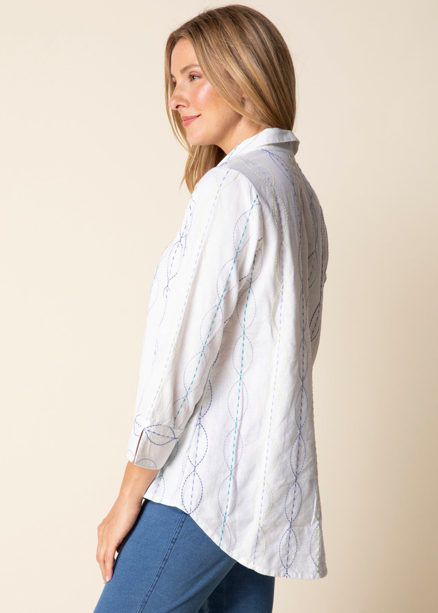 Habitat - Chain Stitch Embroidery Shape Shirt
