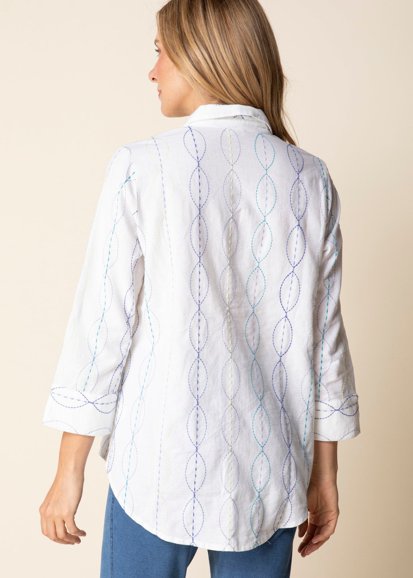 Habitat - Chain Stitch Embroidery Shape Shirt
