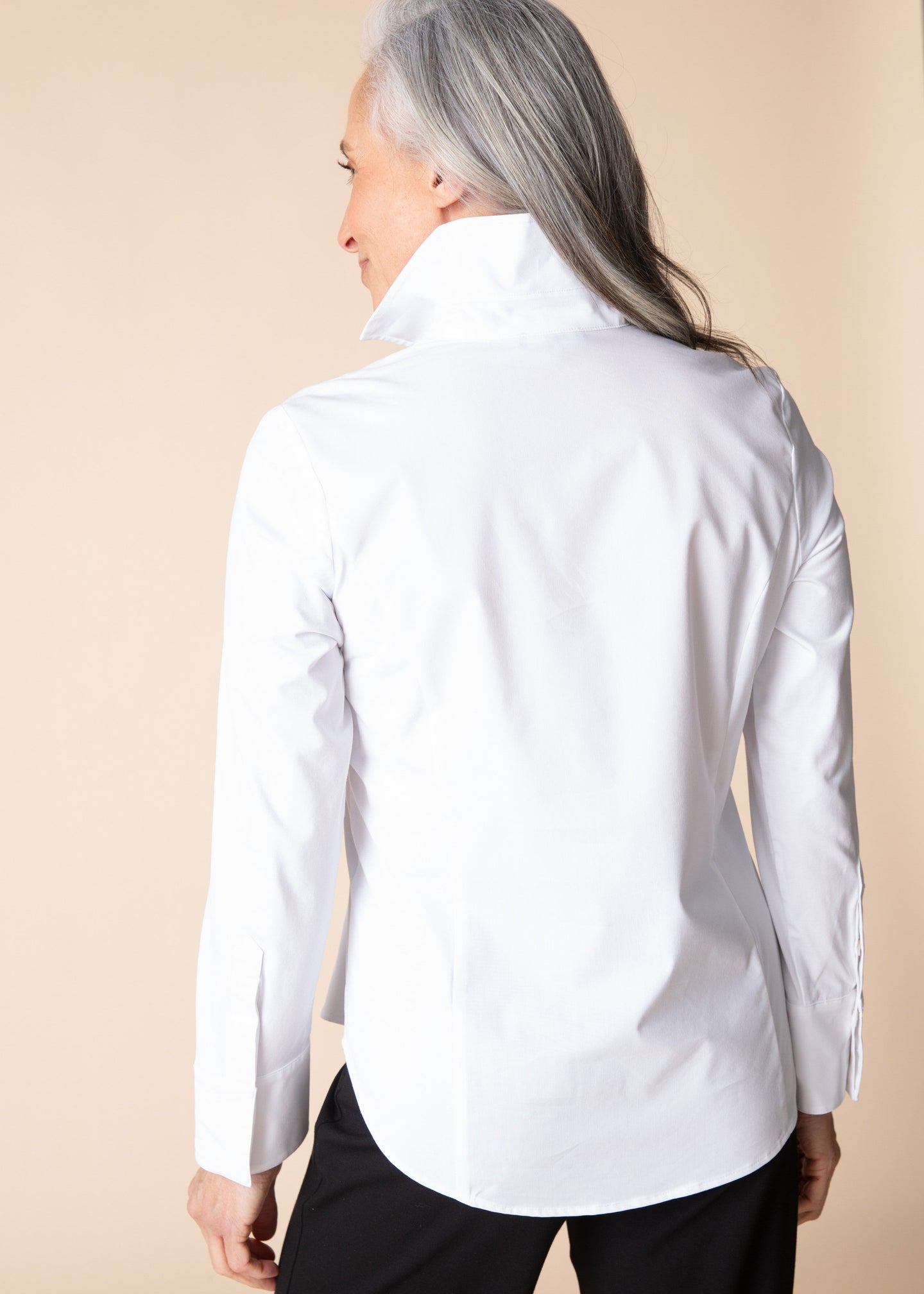 Habitat - Hidden Placket Knit Mix Shirt