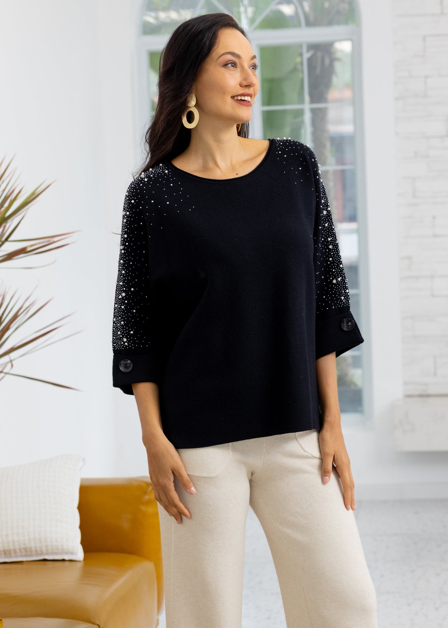 Orange - Everyday Knit Sweater