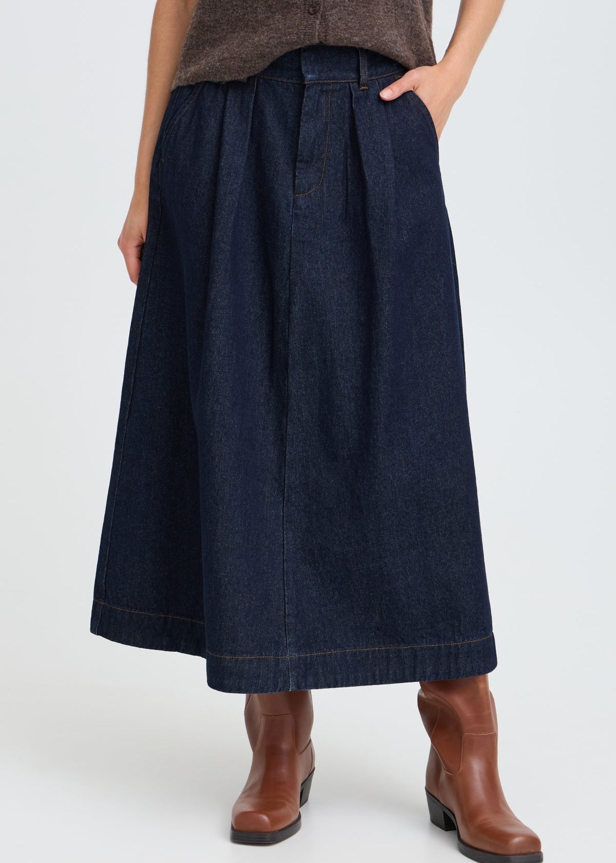 Fransa - Leslie Midi Skirt