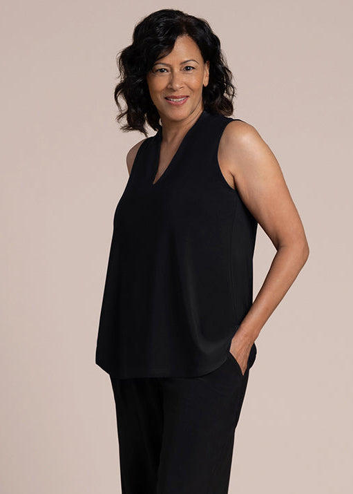 SYMPLI - DÉBARDEUR TRAPEZE EN V PROFOND