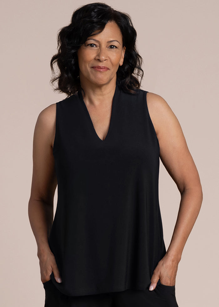 SYMPLI - DÉBARDEUR TRAPEZE EN V PROFOND